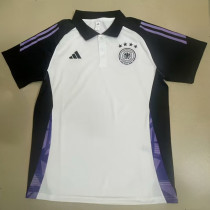 24-25 Germany White Polo Short Sleeve