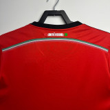 2014 Mexico Red Retro Soccer Jersey