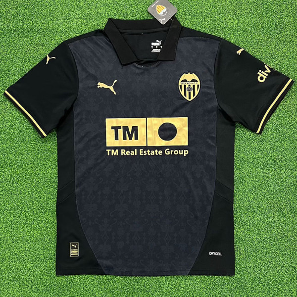 24-25 Valencia Away Fans Soccer Jersey