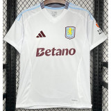 24-25 Aston Villa Away Fans Soccer Jersey