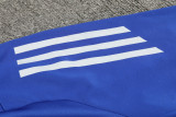 2024 AD Blue Half Pull Tracksuit (半拉链)