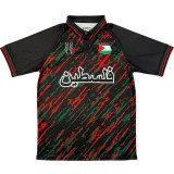 24-25 Palestina FC Black Red Green Polo Short Sleeve *油漆