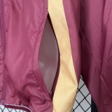 24-25 Belgium Red & Khaki Double Sided Windbreaker (双面风衣)