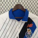 24-25 Porto Blue & White Double Sided Windbreaker (双面风衣)