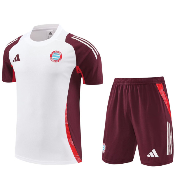 24-25 Bayern White Training Short Suit