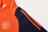 24-25 Man Utd Orange Jacket Tracksuit #02