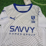 24-25 Al-Hilal Home Kids Soccer Jersey