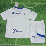 24-25 Al-Hilal Home Kids Soccer Jersey