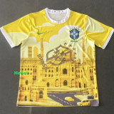 24-25 Brazil Special Edition Yellow Training Soccer Jersey  *城市版