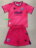 24-25 West Bromwich Third Kids Soccer Jersey