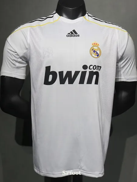 2009-2010 RMA Home Player Version 球员 Retro Soccer Jersey