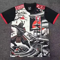 24-25 Japan Black Special Edition Fans Training Shirts *长刀武士