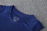 24-25 Flamengo Royal blue Tank top and shorts suit