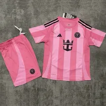 25-26 Inter Miami Home Kids Soccer Jersey