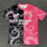 25-26 RMA Pink Black Special Edition Fans Training Shirts (粉龙纹)