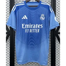 25-26 RMA Blue GoalKeeper Fans Soccer Jersey