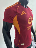 25-26 Roma Home Player Version Soccer Jersey