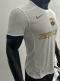 24-25 BAR White Special Edition Player Version Training Shirts (Cactus Jack)