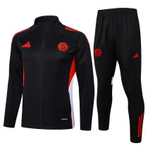 25-26 Bayern Black Jacket Tracksuit #A2525