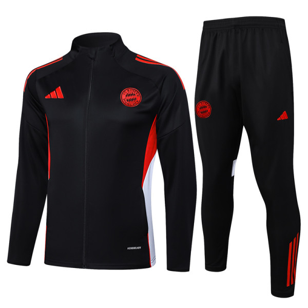 25-26 Bayern Black Jacket Tracksuit #A2525