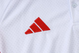 25-26 Bayern White Polo Tracksuit #C2516