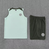 25-26 CHE Light green Tank top and shorts suit