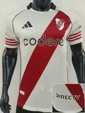 25-26 River Plate Home Player Version Soccer Jersey