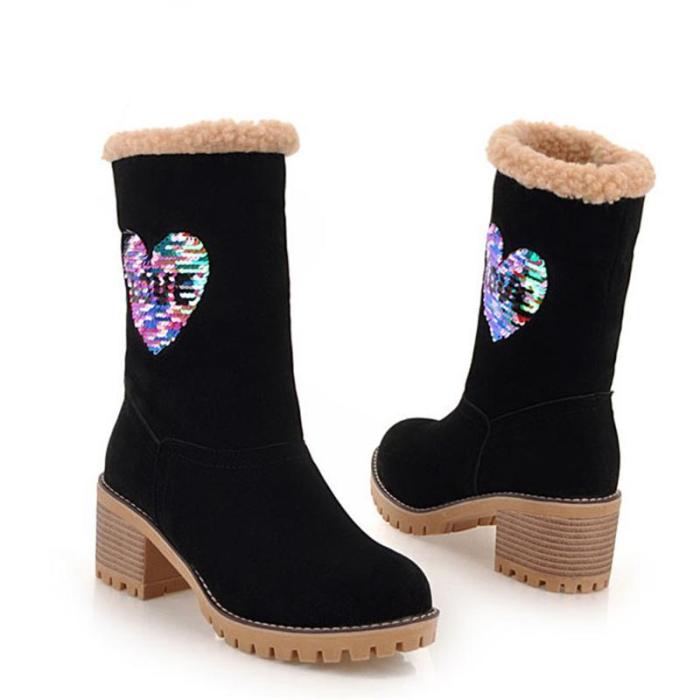 2018 New Arrival Women Martin Boots With Warm Fur For Winter