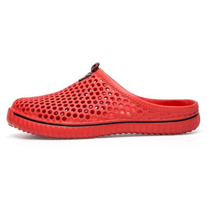 Hollow Out Slip On Flat Casual Beach Slippers