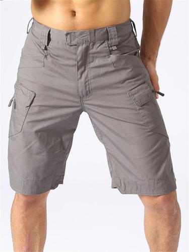 Mens Outdoor Gym Tactical Comfy Knee Shorts