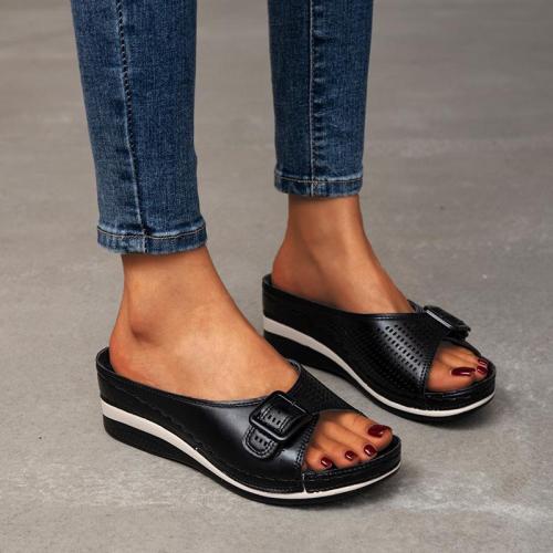 Women's Casual Style Platform Wedge Heel Sandals Slippers
