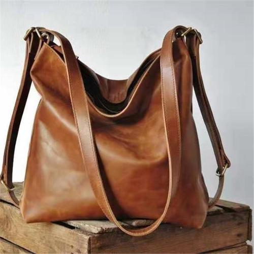 Vintage Style Two-Way Carry Adjustable Shoulder Strap Soft Touch Backpack Shoulder Bag