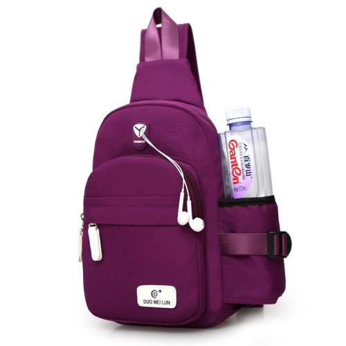 Traveling-Use Chest Bag Outdoor Activities Waterproof Bottle Pocket Crossbody Bag Rucksack