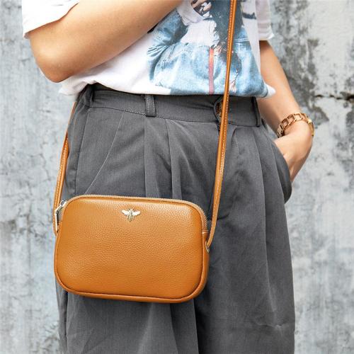 Womens Lightweight Casual Dating Street Trendy Leather Sling Shoulder Bag