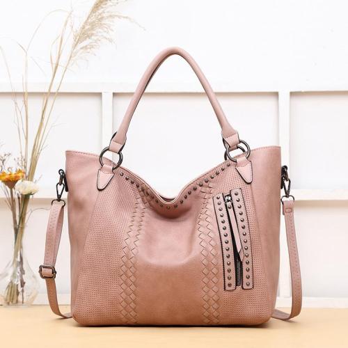 Stylish High Quality Striped Diamond Pattern Handbag Crossbody Bag Casual Tote Bag