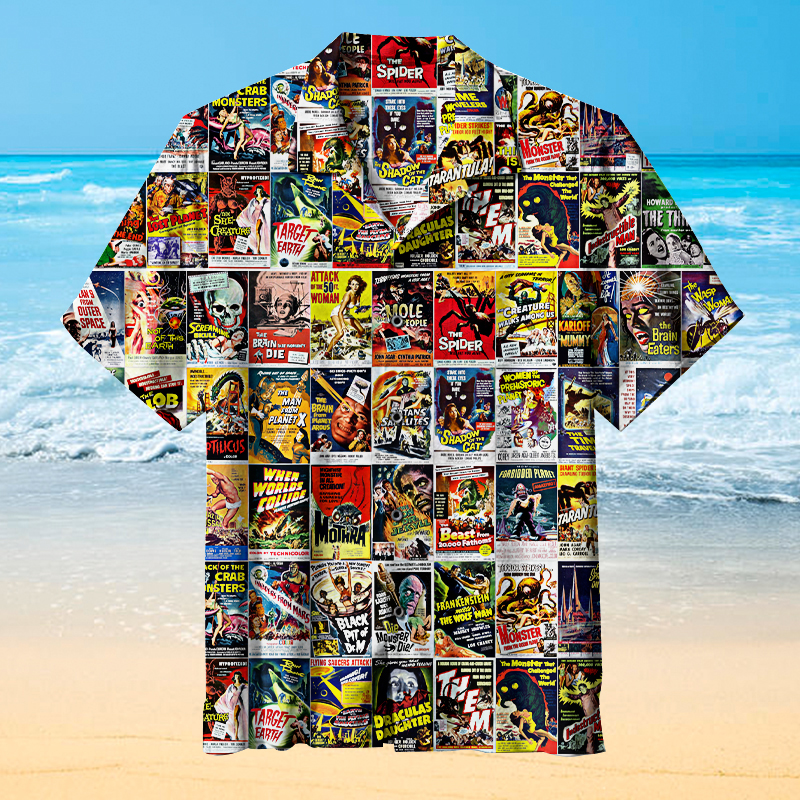 Sci fi hawaiian shirt clearance