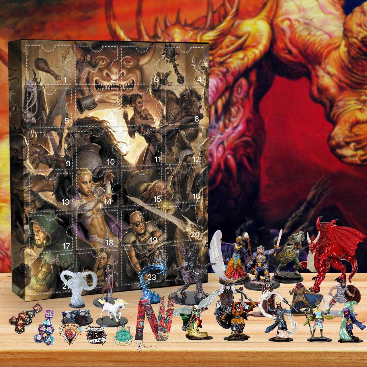  39.99 Dungeons & Dragons Advent Calendar The One With 24 Little