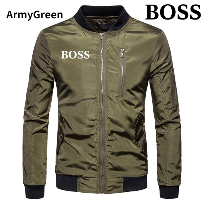 𝗕𝗢𝗦𝗦®New stand-up collar casual jacket