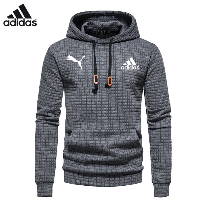 𝗔𝗱𝗶𝗱𝗮𝘀®Check Leisure Sweater Hoodie