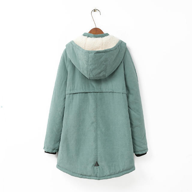 𝗧𝗵𝗲 𝗡𝗼𝗿𝘁𝗵 𝗙𝗮𝗰𝗲®Mid-Length Thick Cotton Casual Jacket