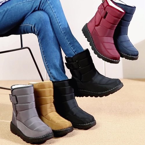 𝗖𝗹𝗮𝗿𝗸𝘀®Snow Boots Waterproof Non-Slip Cotton Shoes