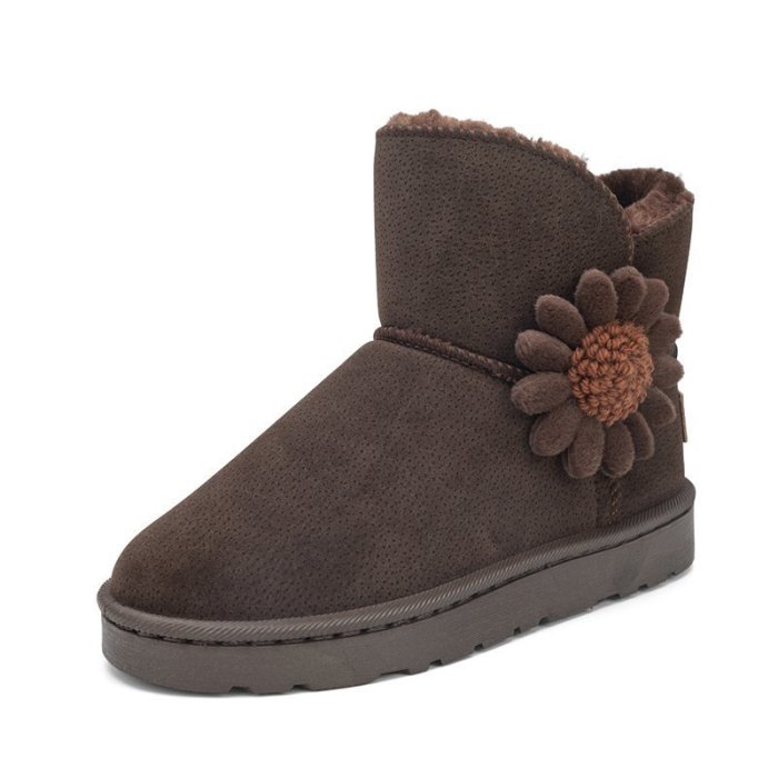 𝗨𝗚𝗚®Sunflower decorated snow boots waterproof warm boots