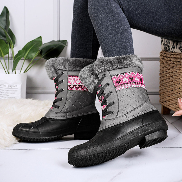 𝗨𝗚𝗚®Women's hunting shoes waterproof, cold and warm high-top cotton shoes