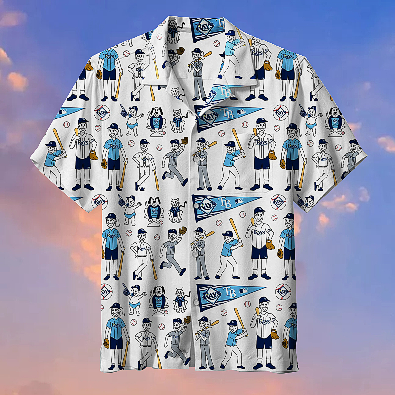 MLB Tampa Bay Rays- Hawaiian shirt