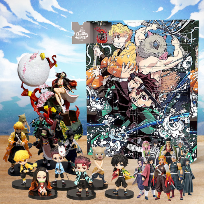 Us 49 99 21 Advent Calendar Demon Slayer Kimetsu No Yaiba Www Hedygh Com
