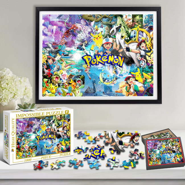 🧩Pokémon theme Puzzle🎁The perfect gift for fans