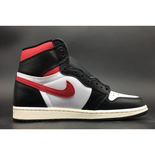 AIR JORDAN 1 BLACK WHITE GYM RED 555088-061