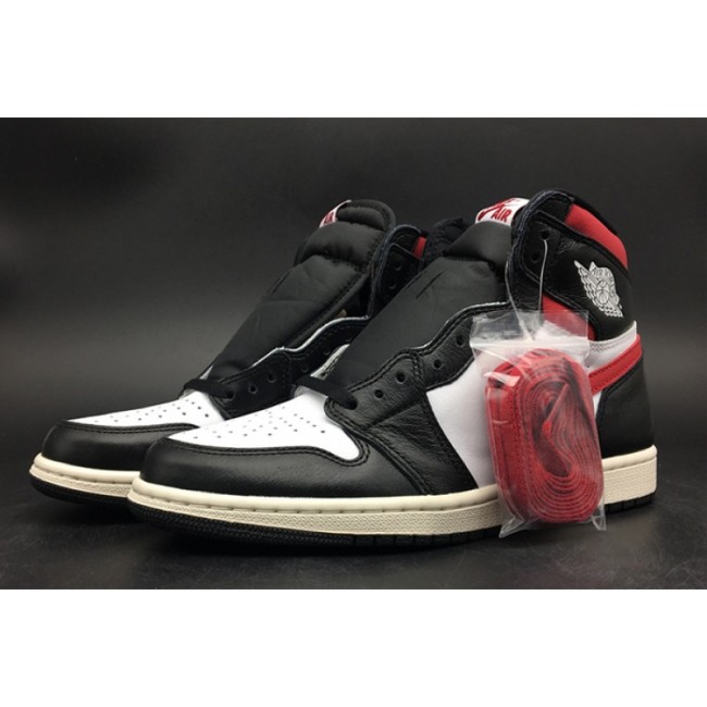 AIR JORDAN 1 BLACK WHITE GYM RED 555088-061