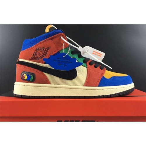 Blue The Great x Air Jordan 1 Mid “Fearless” CU2805-100