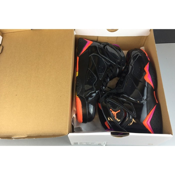 Air Jordan 7 WMNS Black Patent Leather 313358-006